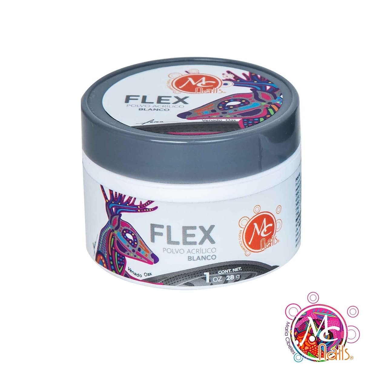 POLVO ACRILICO MC NAILS 1OZ X28GR
