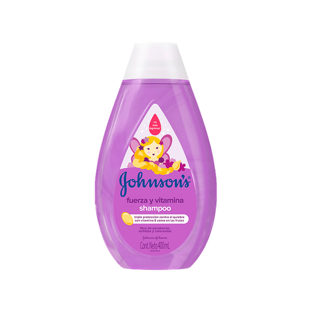 SHAMPOO JOHNSONS FUERZA Y VITAMINA X400ML