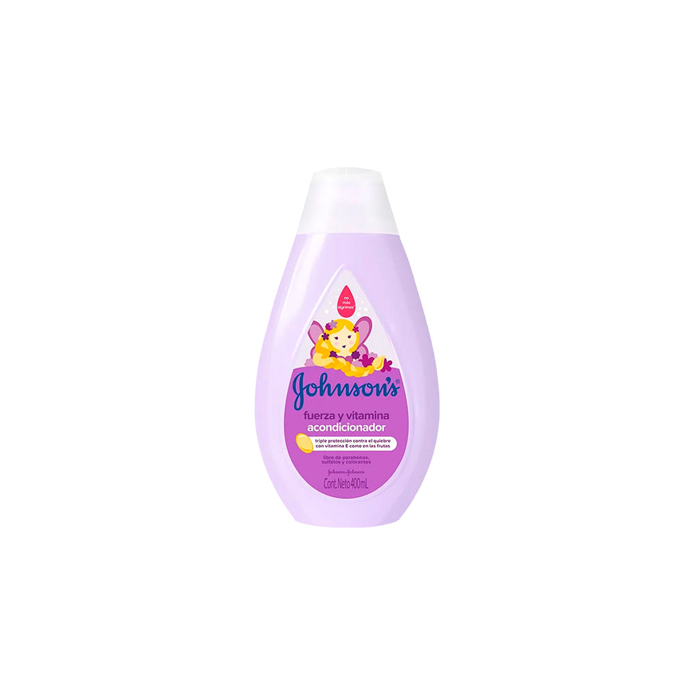 ACONDICIONADOR JOHNSONS FUERZA Y VITAMINA X400ML