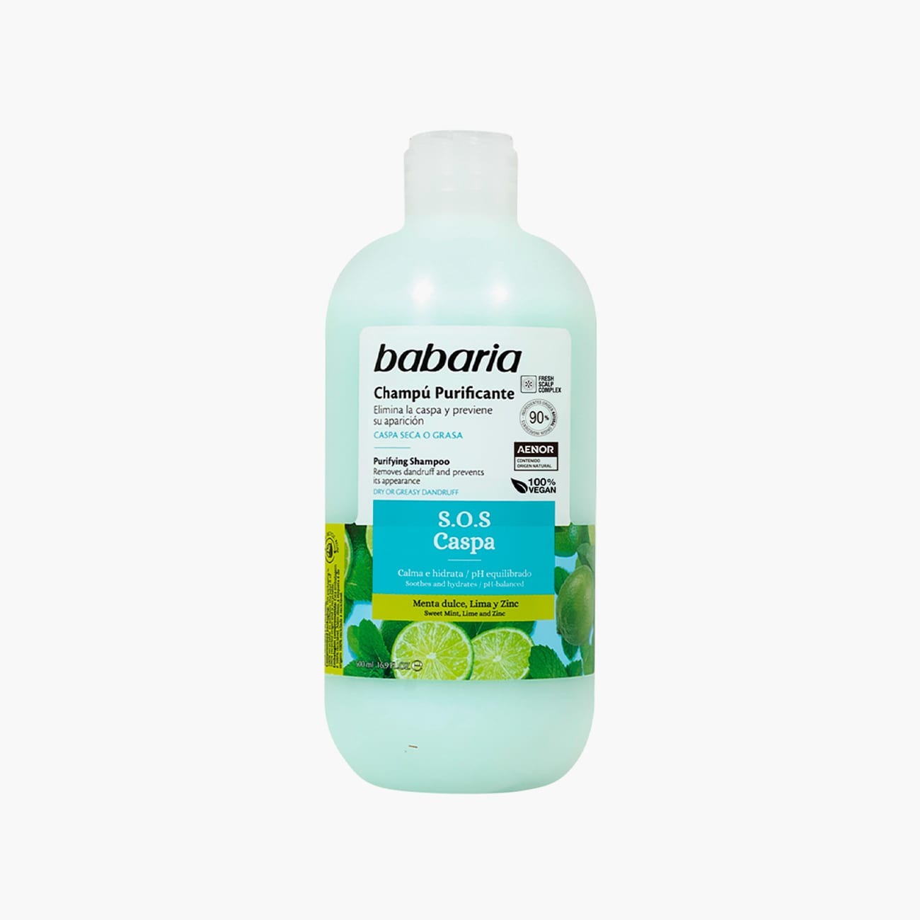 SHAMPOO BABARIA S.O.S CASPA X500ML