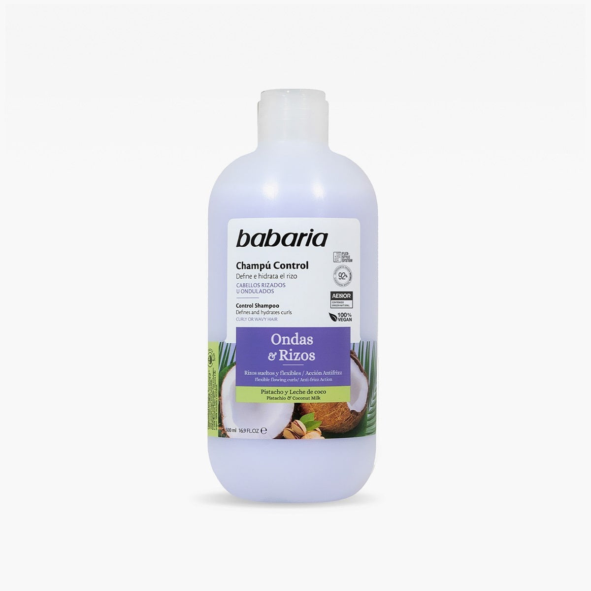 SHAMPOO BABARIA ONDAS & RIZOS X500ML