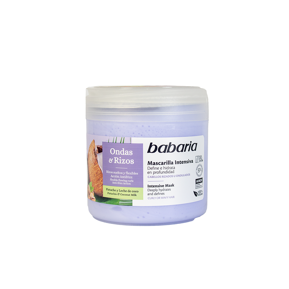 MASCARILLA BABARIA ONDAS & RIZOS X400ML