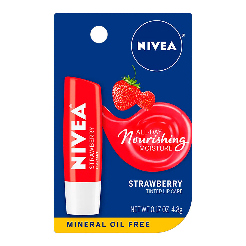 BALSAMO LABIAL NIVEA STRAWBERRY X4.8GR