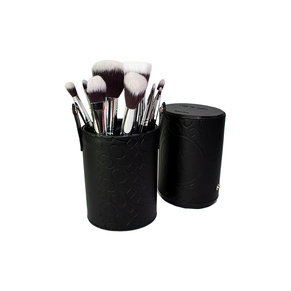 ESTUCHE DE BROCHAS NEGRAS X12PZAS