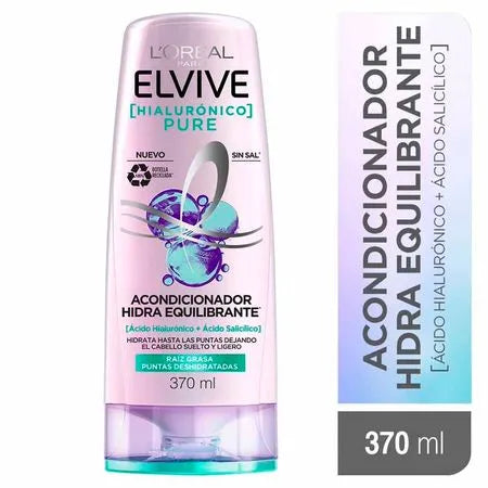 ACONDICIONADOR ELVIVE HIALURONICO PURE X370ML
