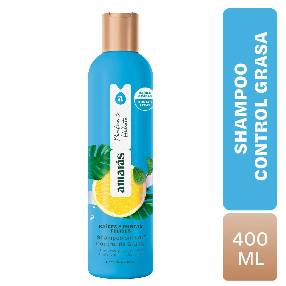 SHAMPOO AMARAS RAICES Y PUNTAS FELICES X400ML