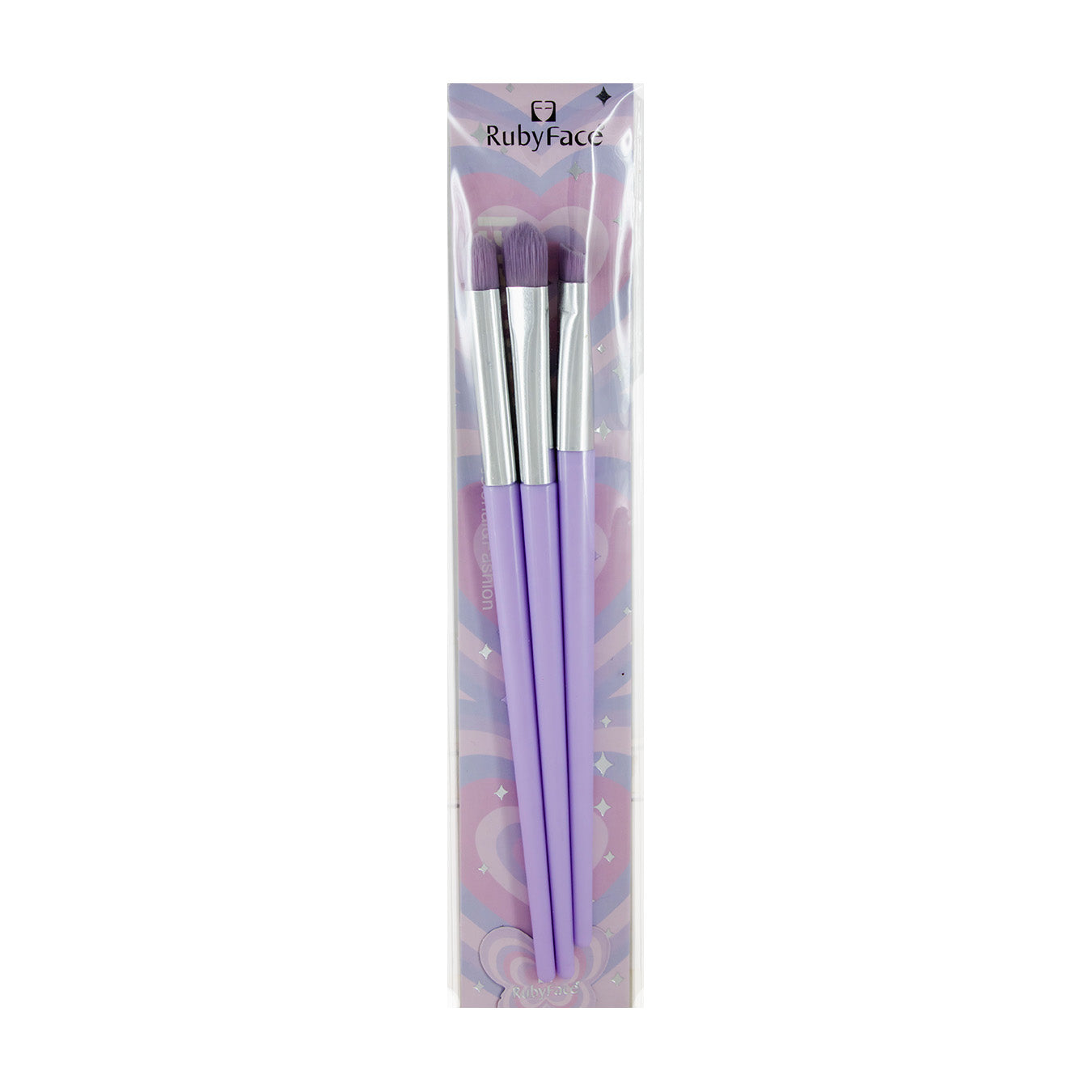 SET DE BROCHAS DIFUMINADORAS RUBY FACE LILA X3UND