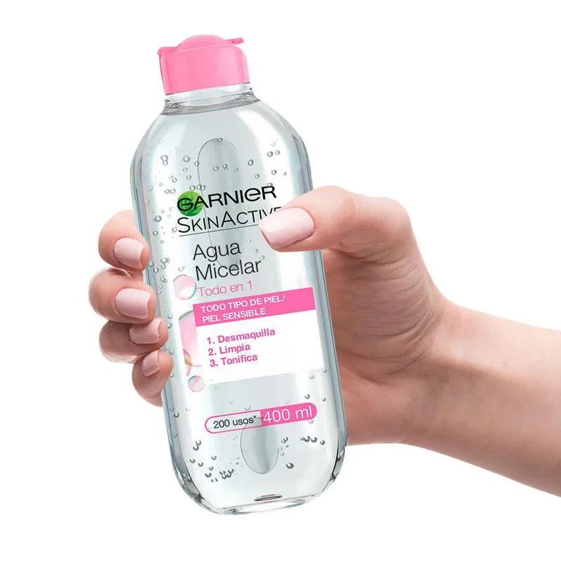 AGUA MICELAR GARNIER ROSADA X400ML