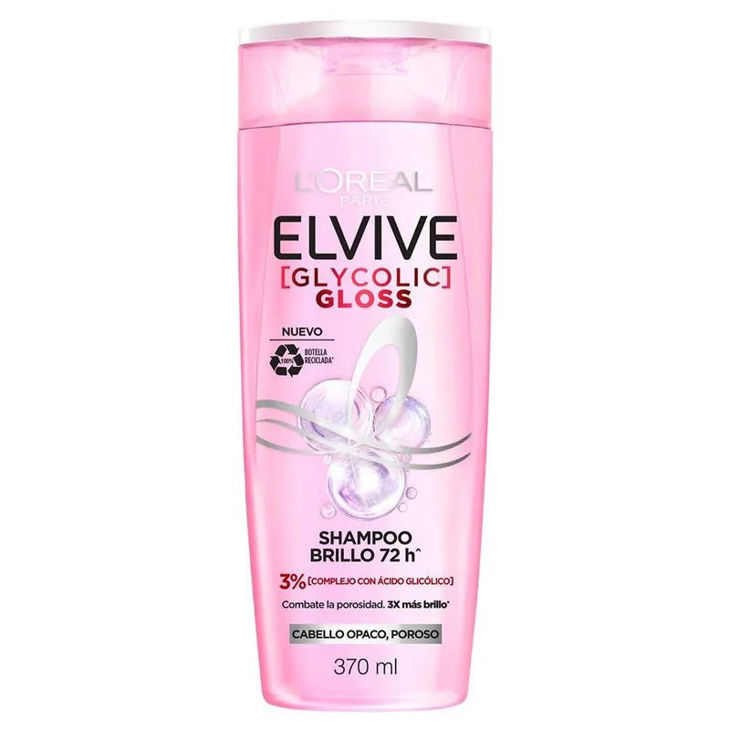 SHAMPOO ELVIVE GLYCOLIC GLOSS X370ML