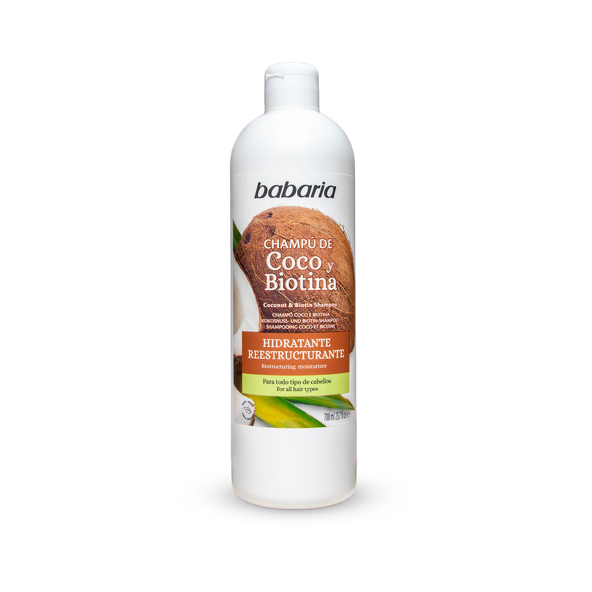 SHAMPOO BABARIA COCO & BIOTINA X700ML