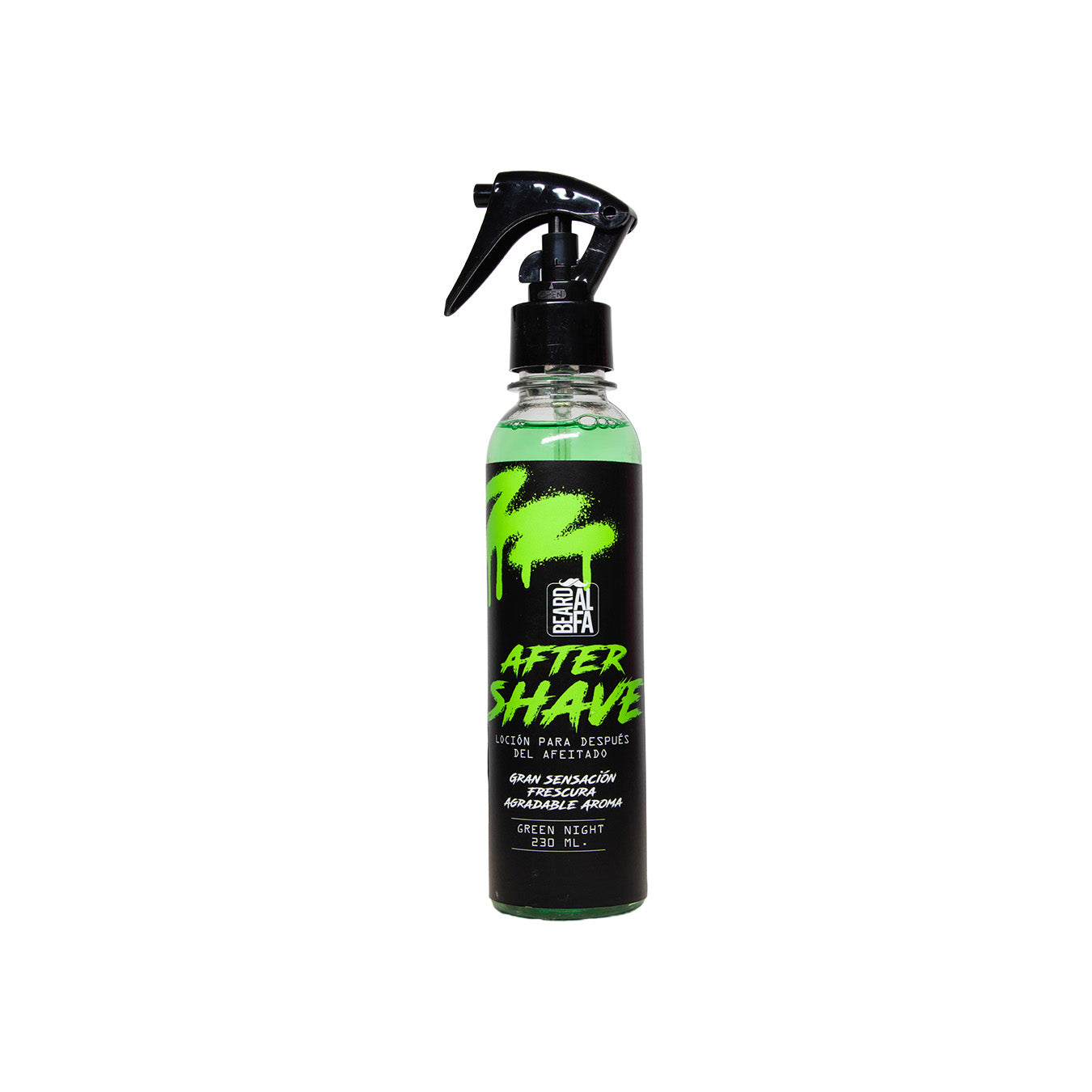 AFTER SHAVE BEARD ALFA GREEN NIGHT X230ML