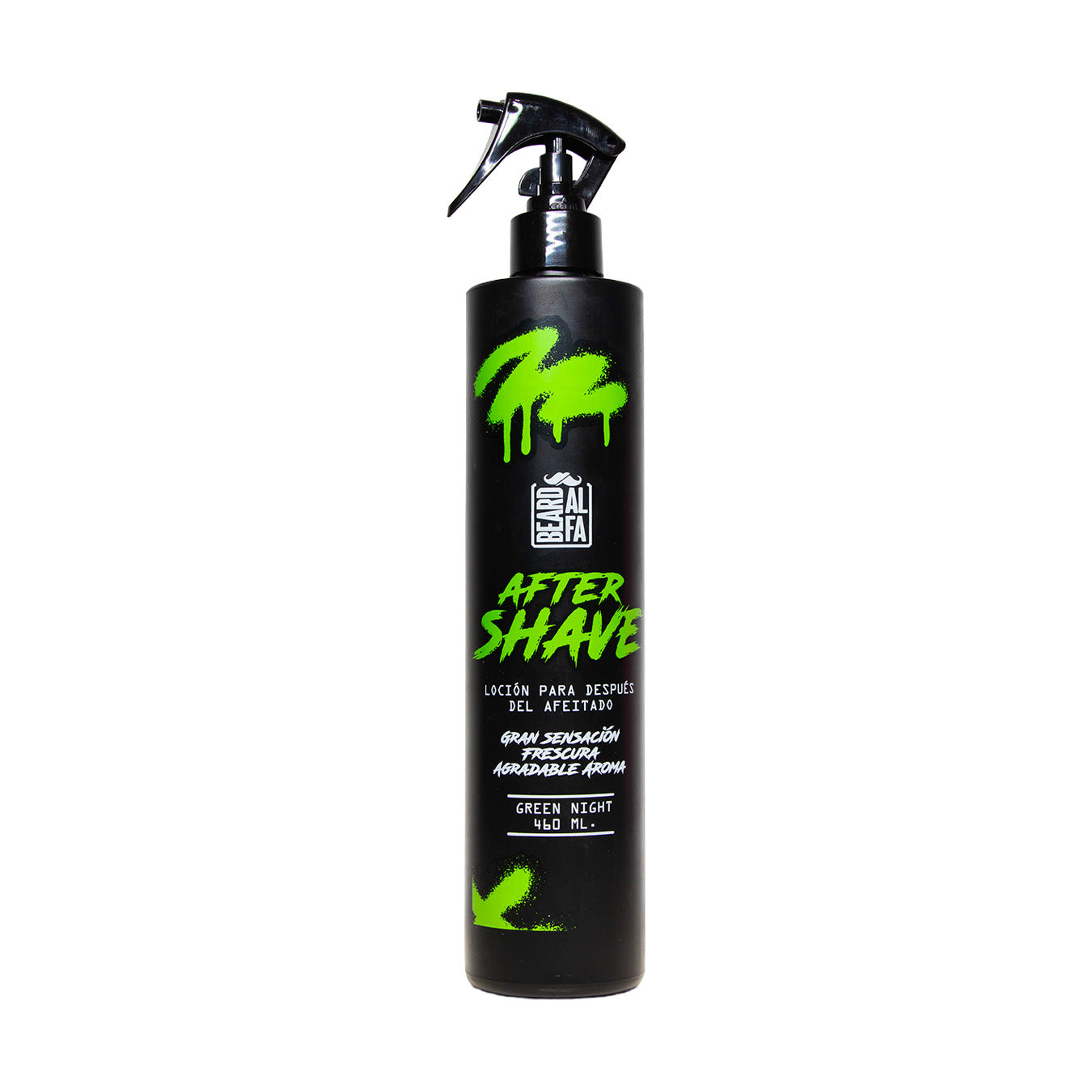 AFTER SHAVE BEARD ALFA GREEN NIGHT X460ML