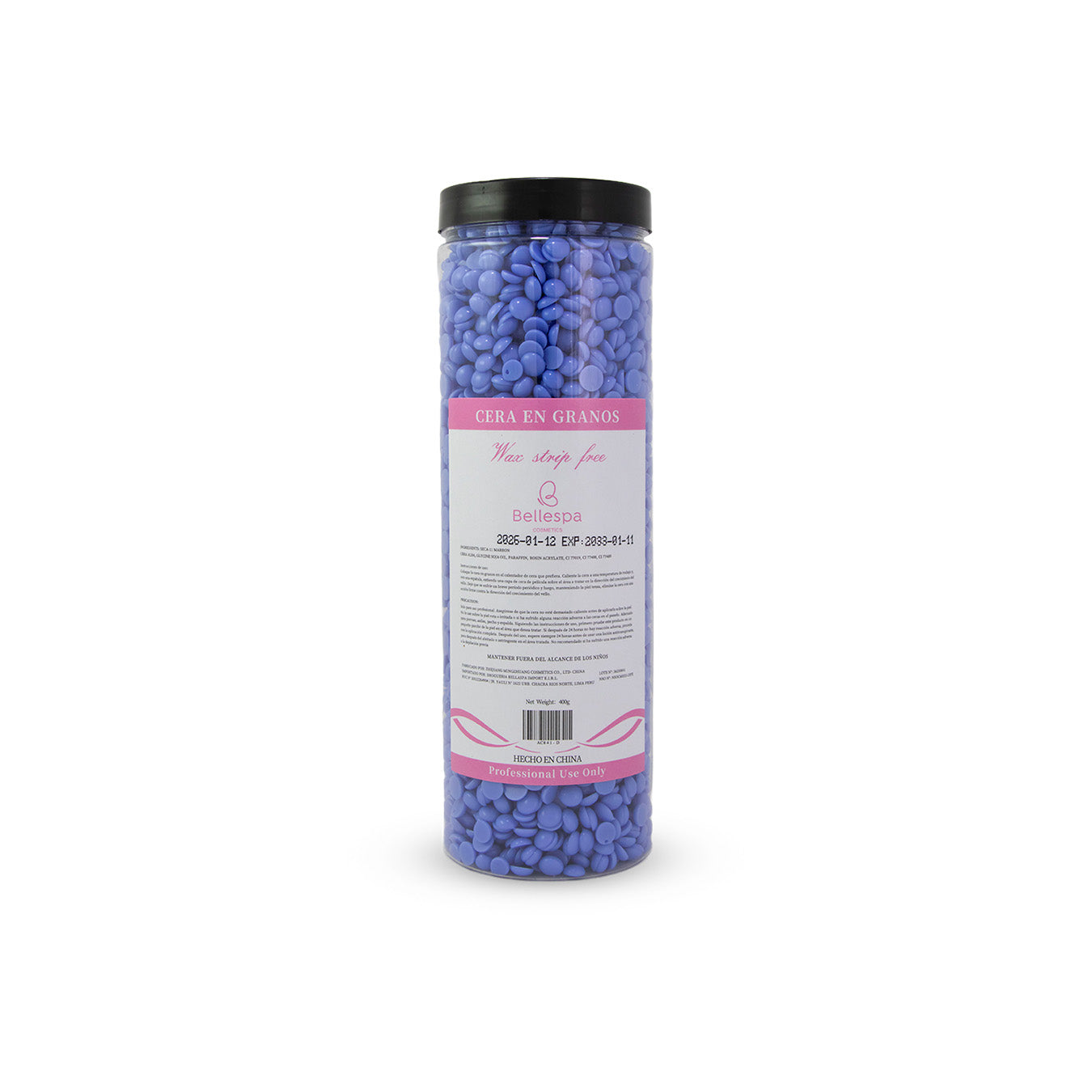 CERA EN PERLAS BELLESPA X400GR
