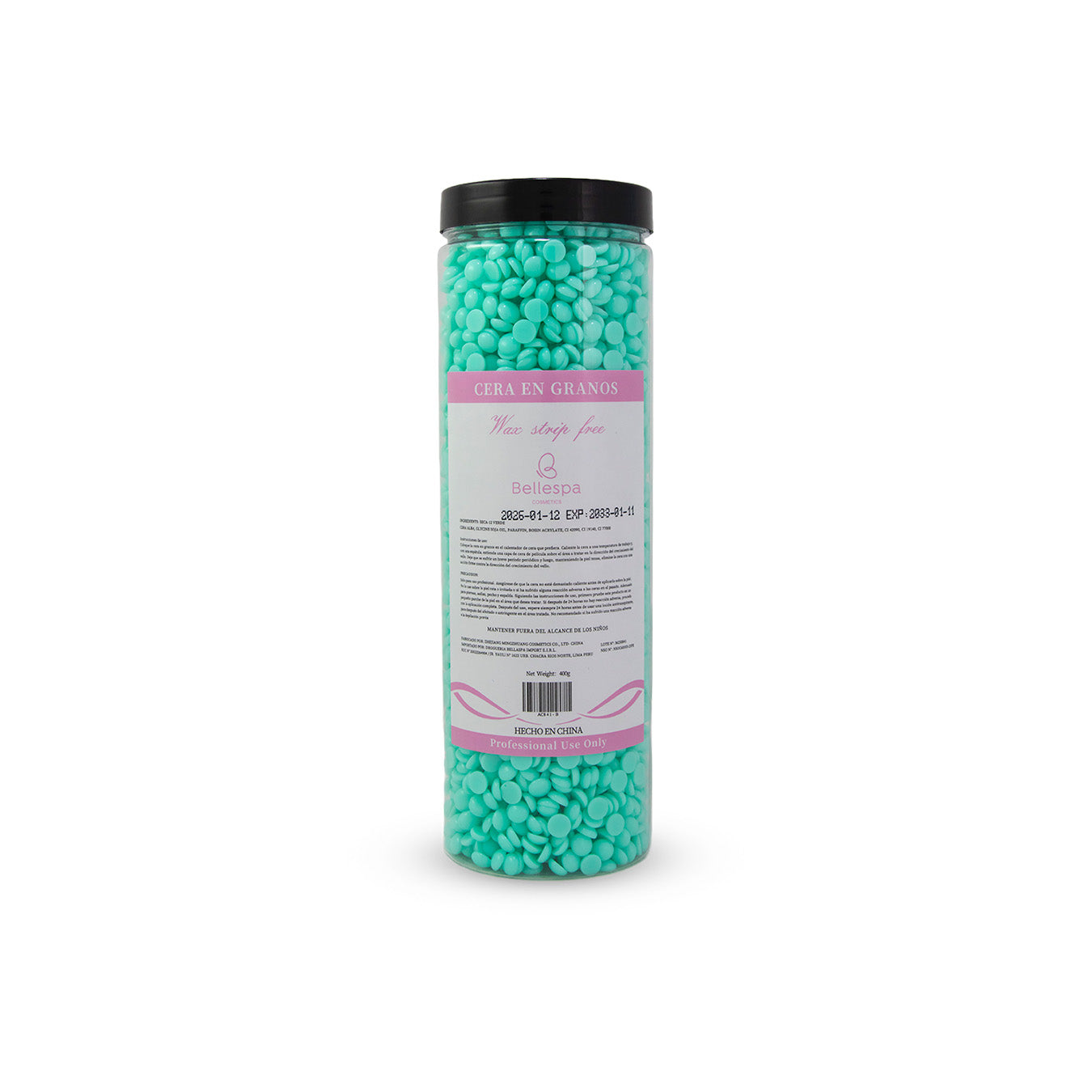 CERA EN PERLAS BELLESPA X400GR