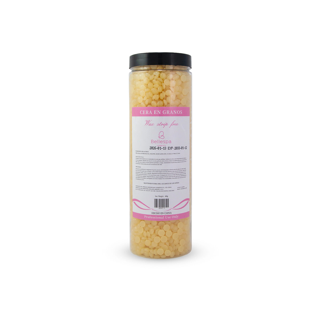 CERA EN PERLAS BELLESPA X400GR