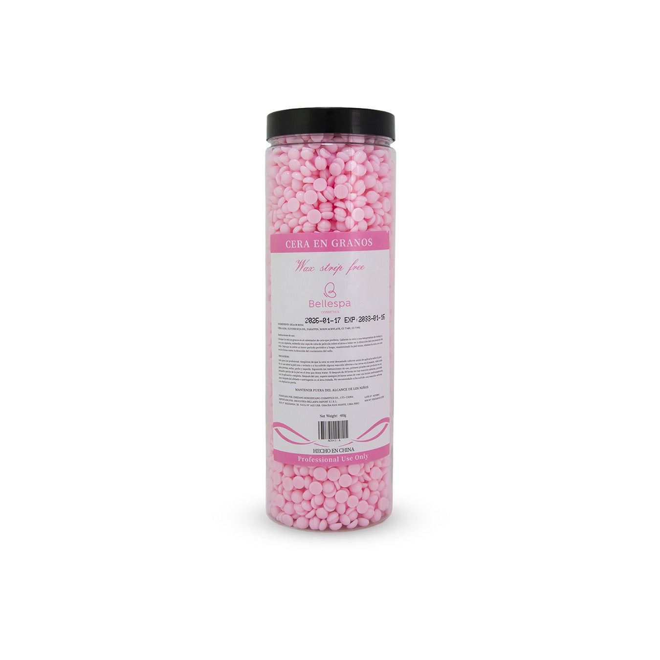 CERA EN PERLAS BELLESPA X400GR