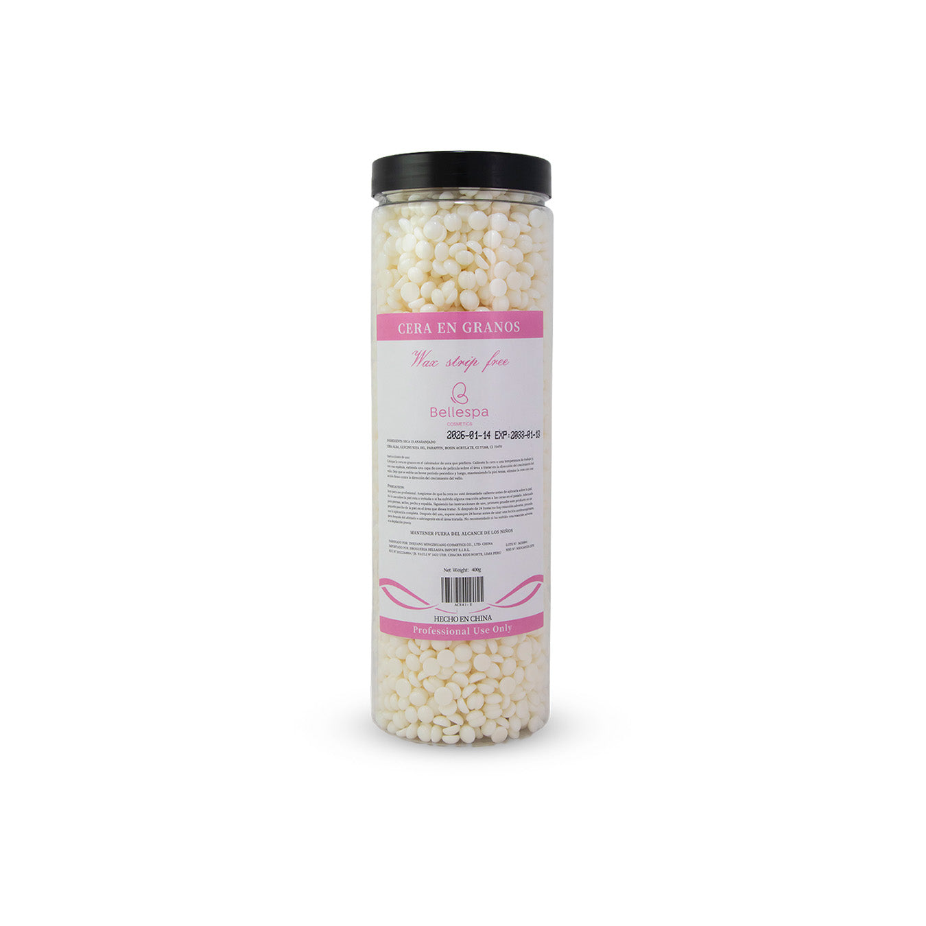 CERA EN PERLAS BELLESPA X400GR
