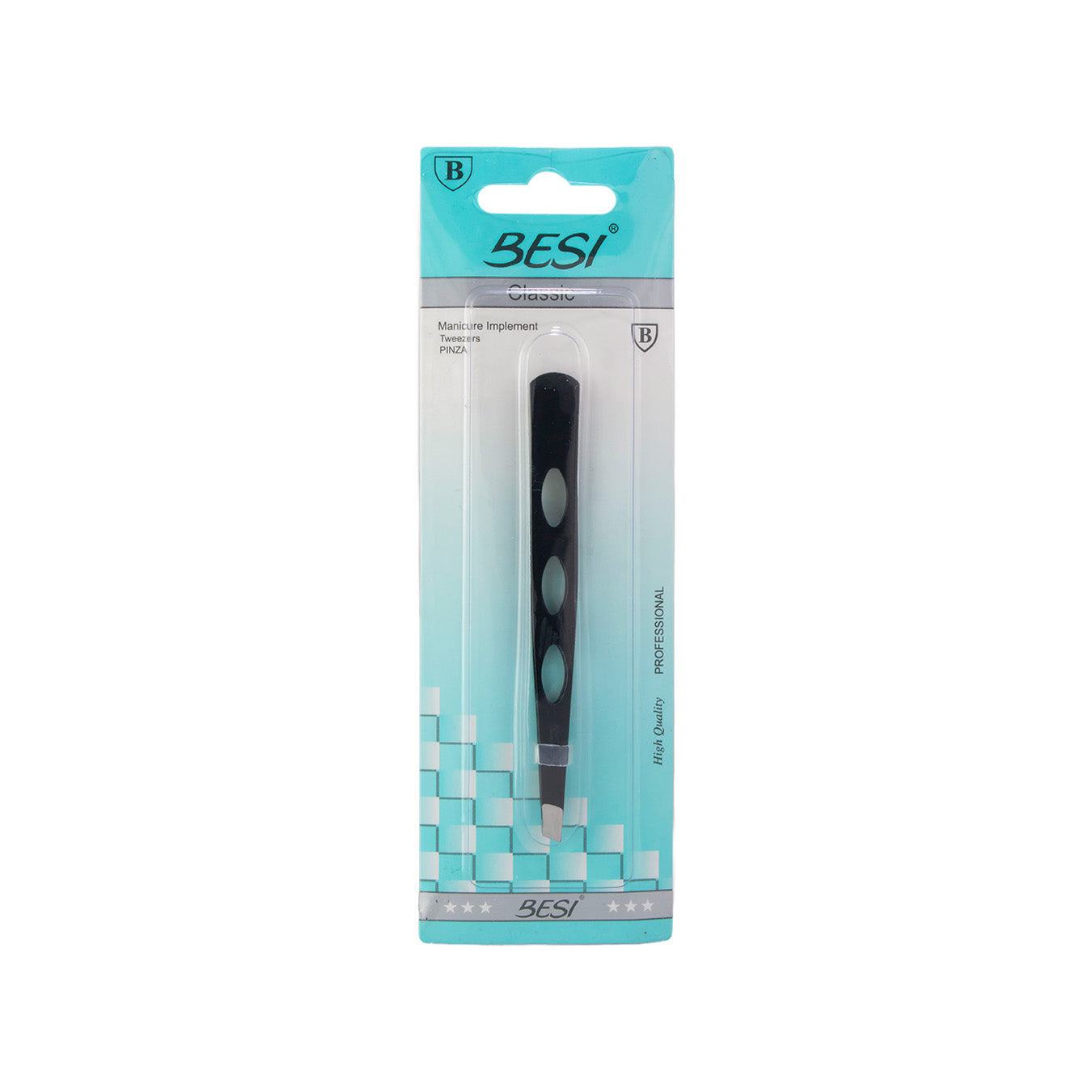 PINZA BESI NEGRA HUECOS BSP-3H