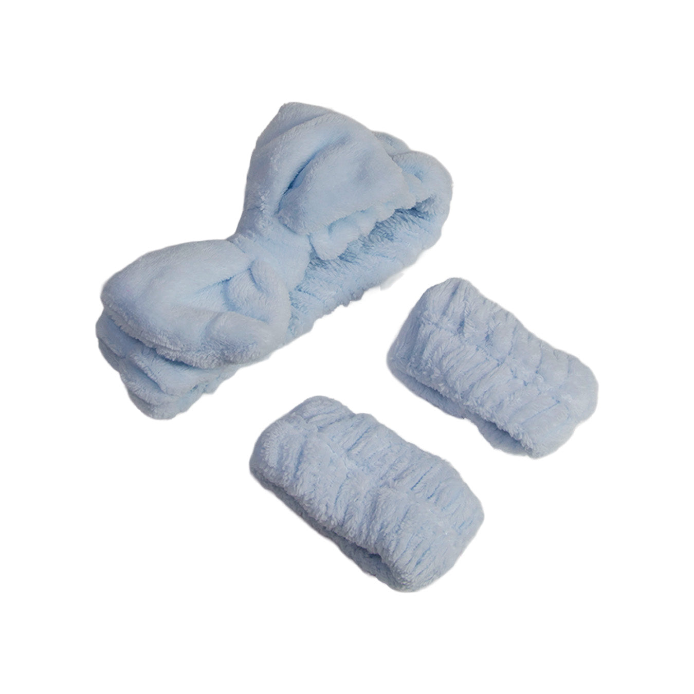 KIT SKINCARE VINCHA+MUÑEQUERAS X3PZAS