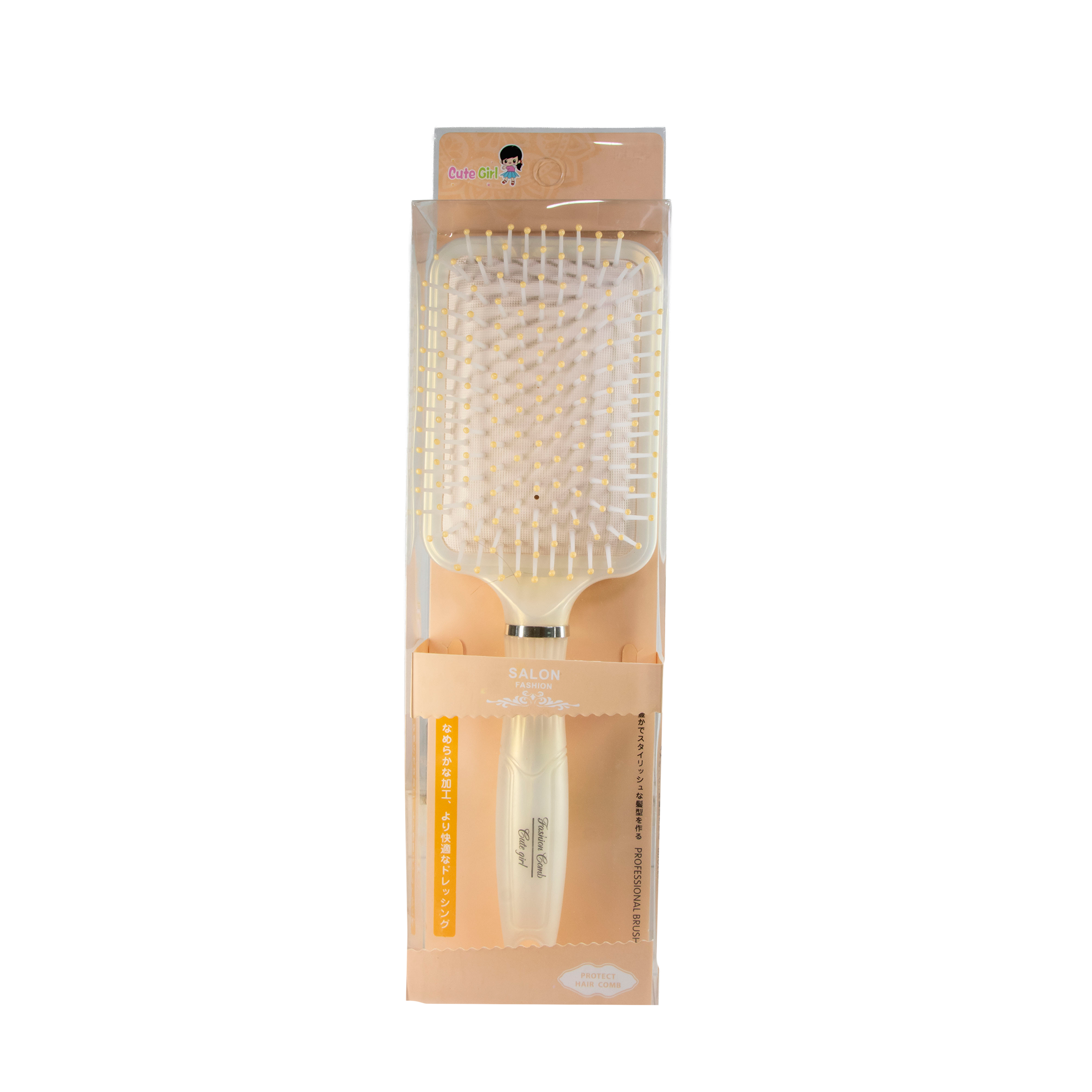 CEPILLO CUADRADO FASHION COMB COLORES