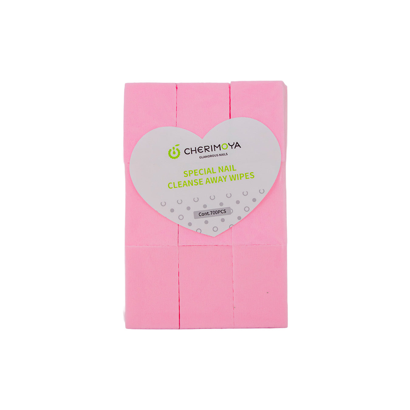 PAÑITOS PARA UÑAS CHERIMOYA WIPE ROSA