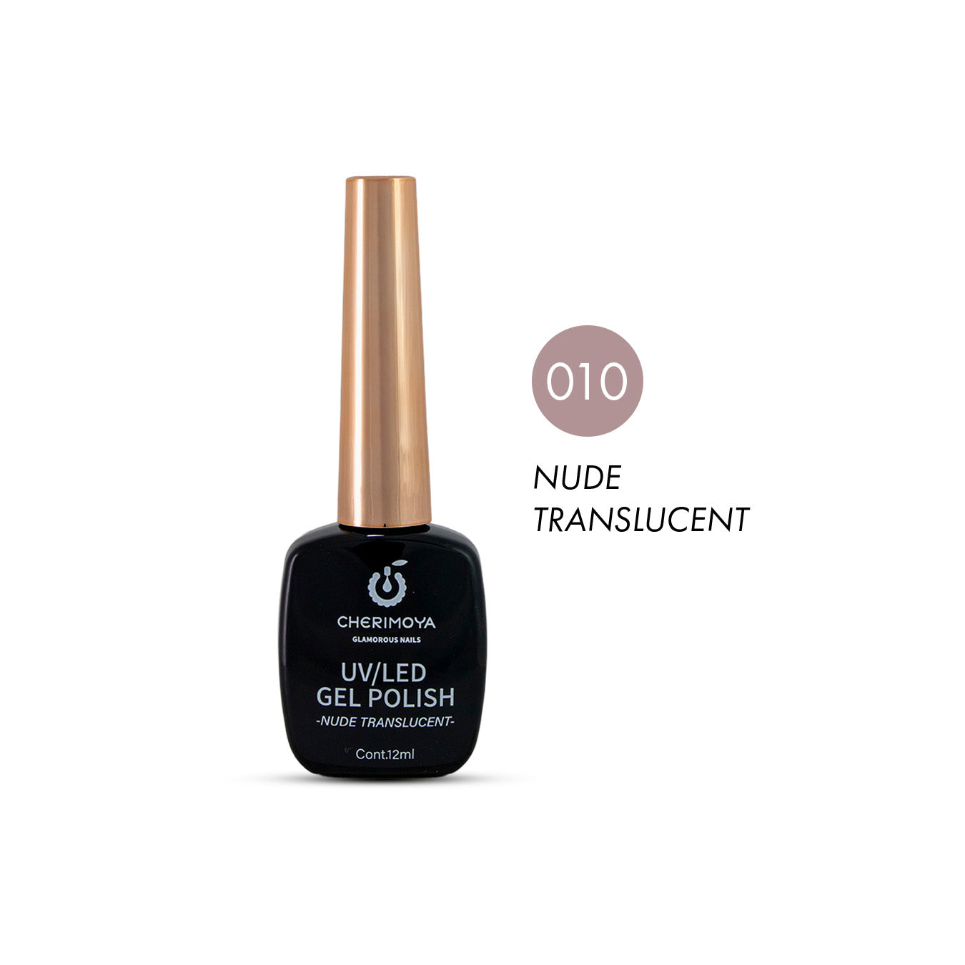 ESMALTE EN GEL CHERIMOYA NUDE X12ML