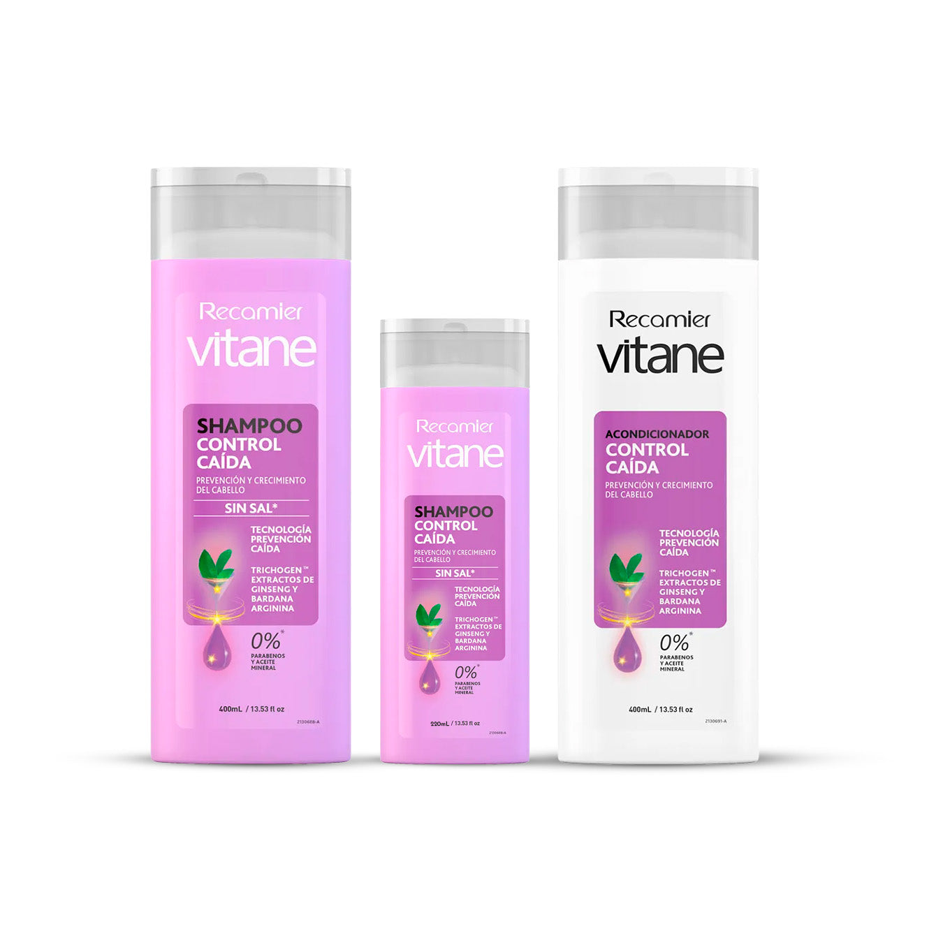PACK VITANE CONTROL CAIDA SH+ACOND. X400ML+SH.X220ML