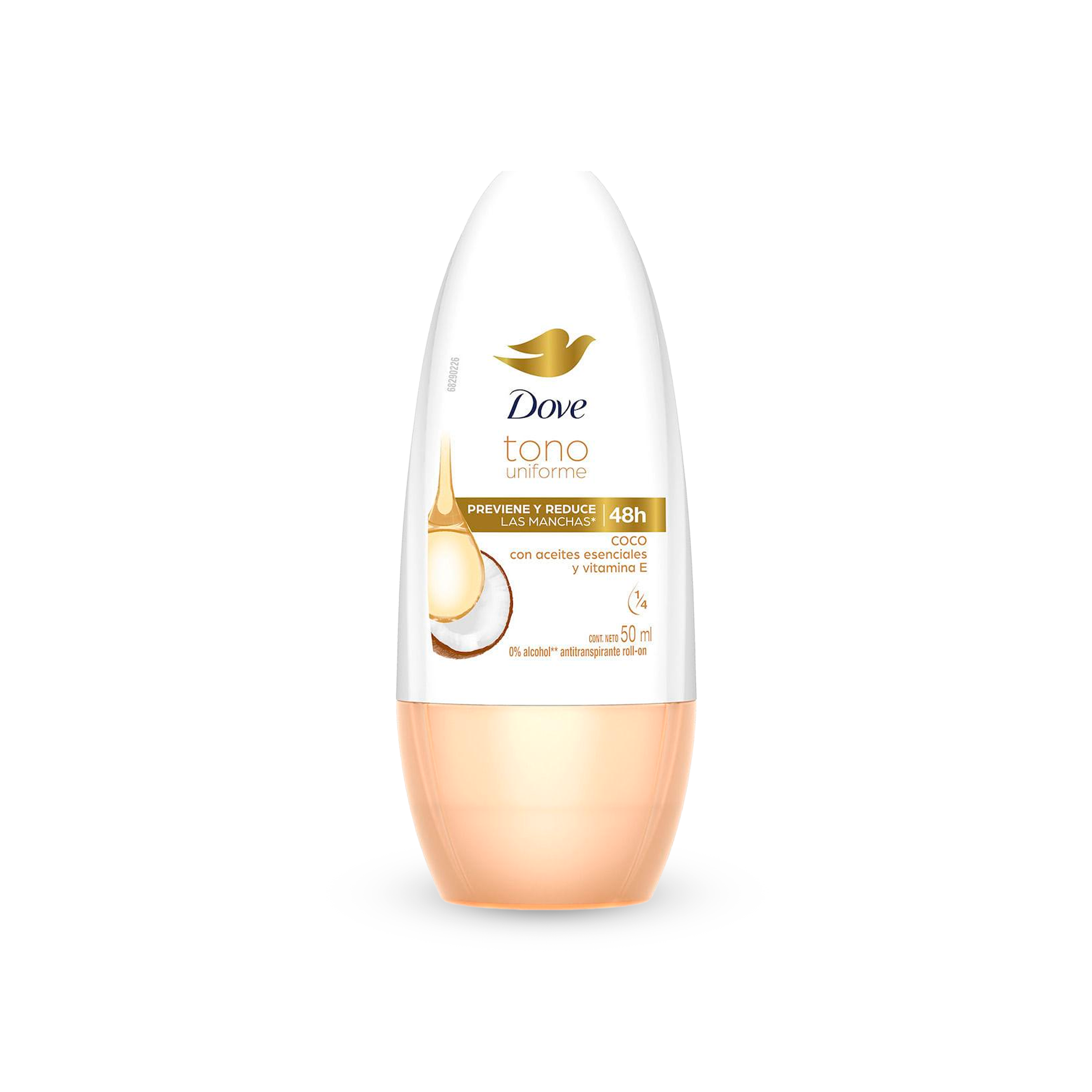 DESODORANTE DOVE MUJER TON UNIF COCO ROLL-ON X50ML