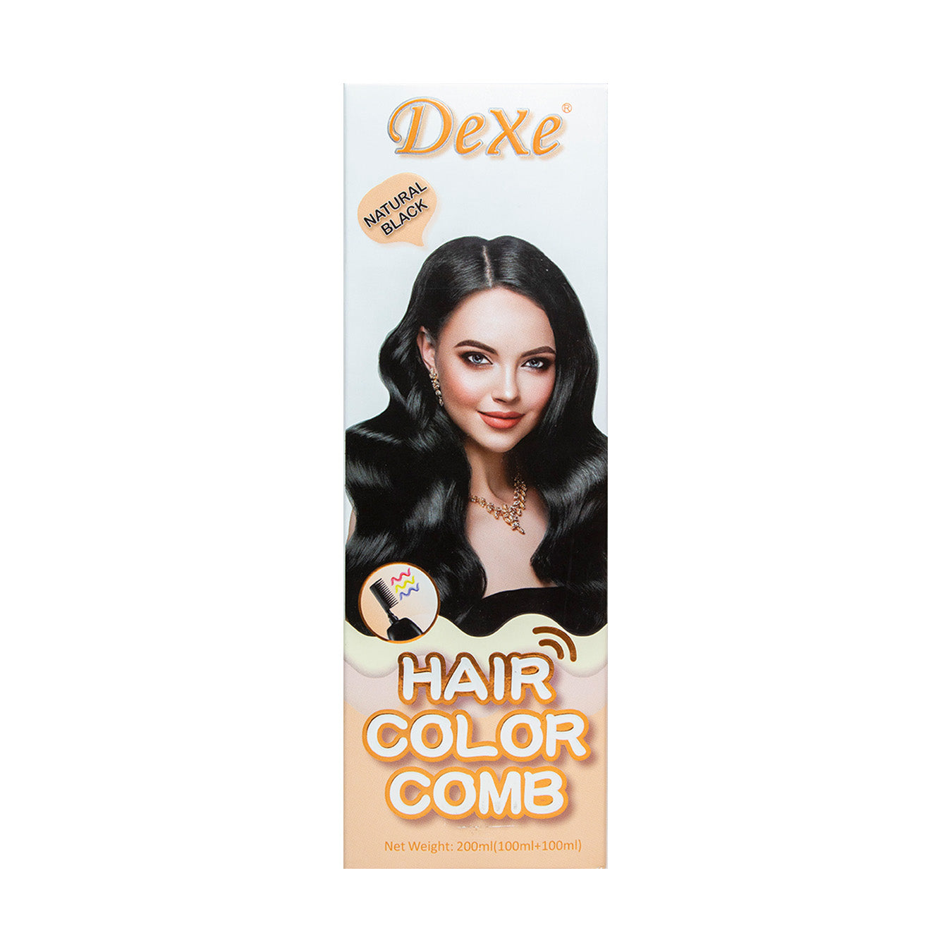 SHAMPOO COLORANTE DEXE NATURAL BLACK X200ML