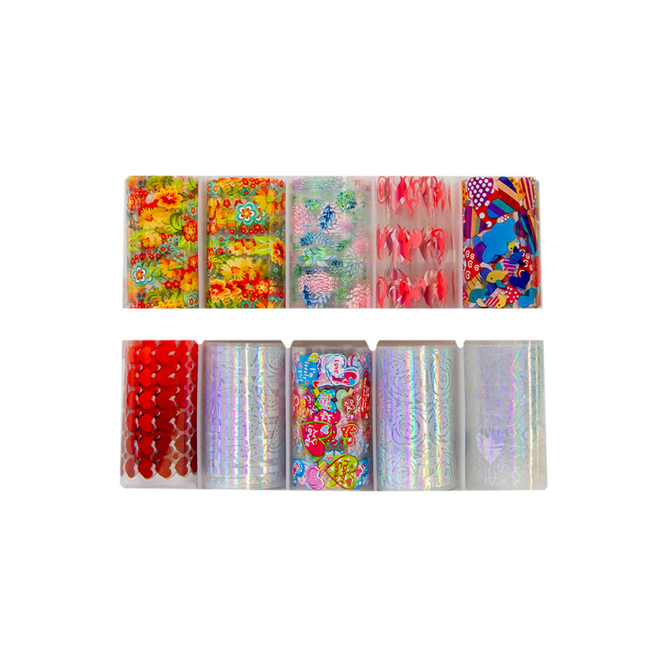 FOIL DE UÑAS CAJA X10UND