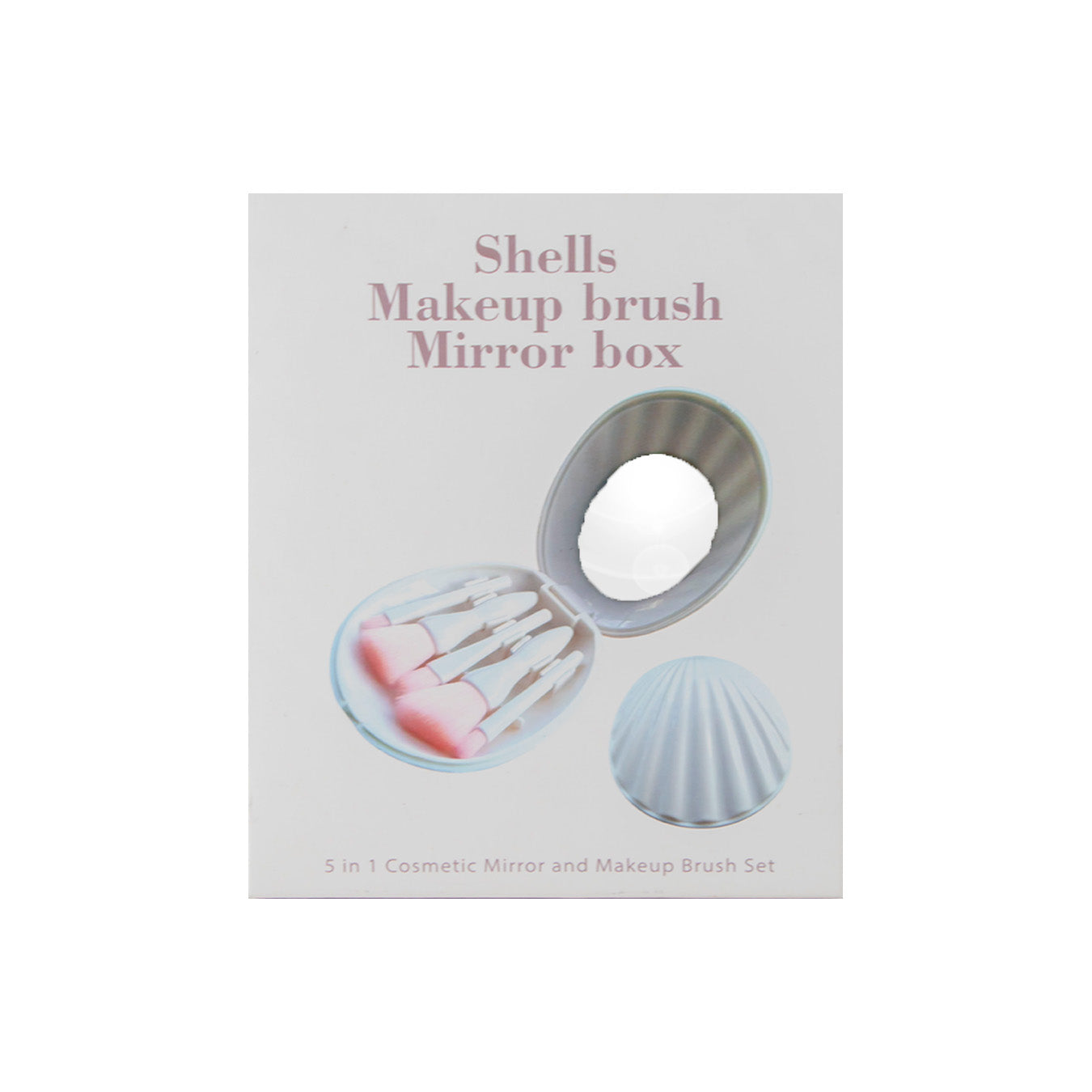 SET DE MINI BROCHAS CONCHA X5PZAS