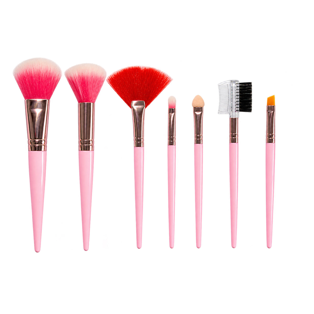 SET DE BROCHAS FACE COLOR X7PZAS