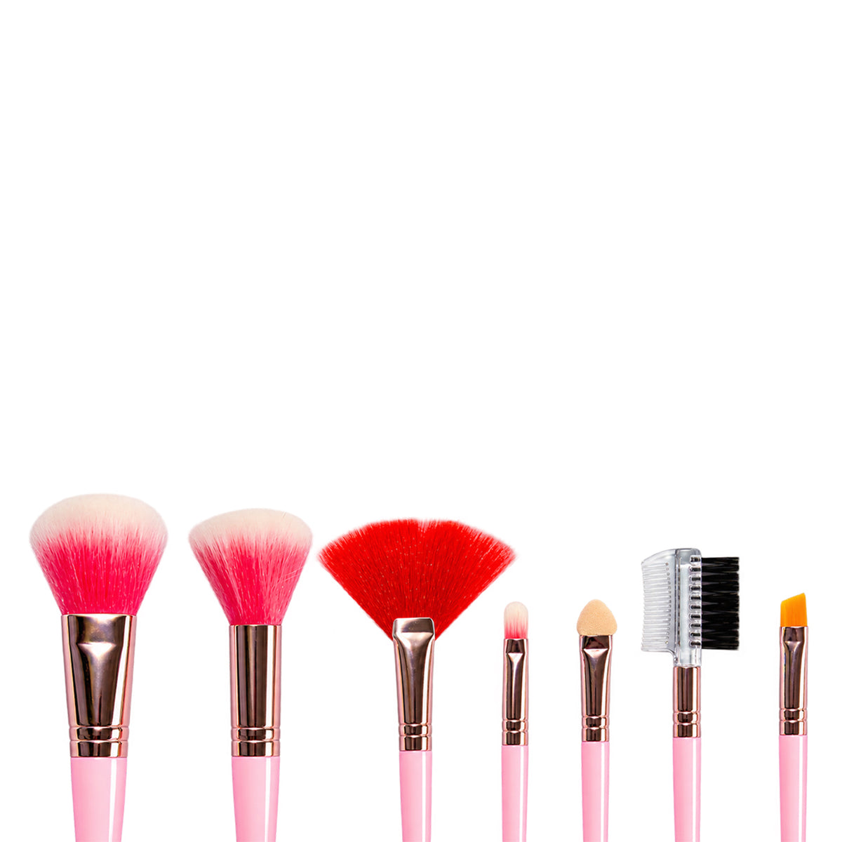 SET DE BROCHAS FACE COLOR X7PZAS