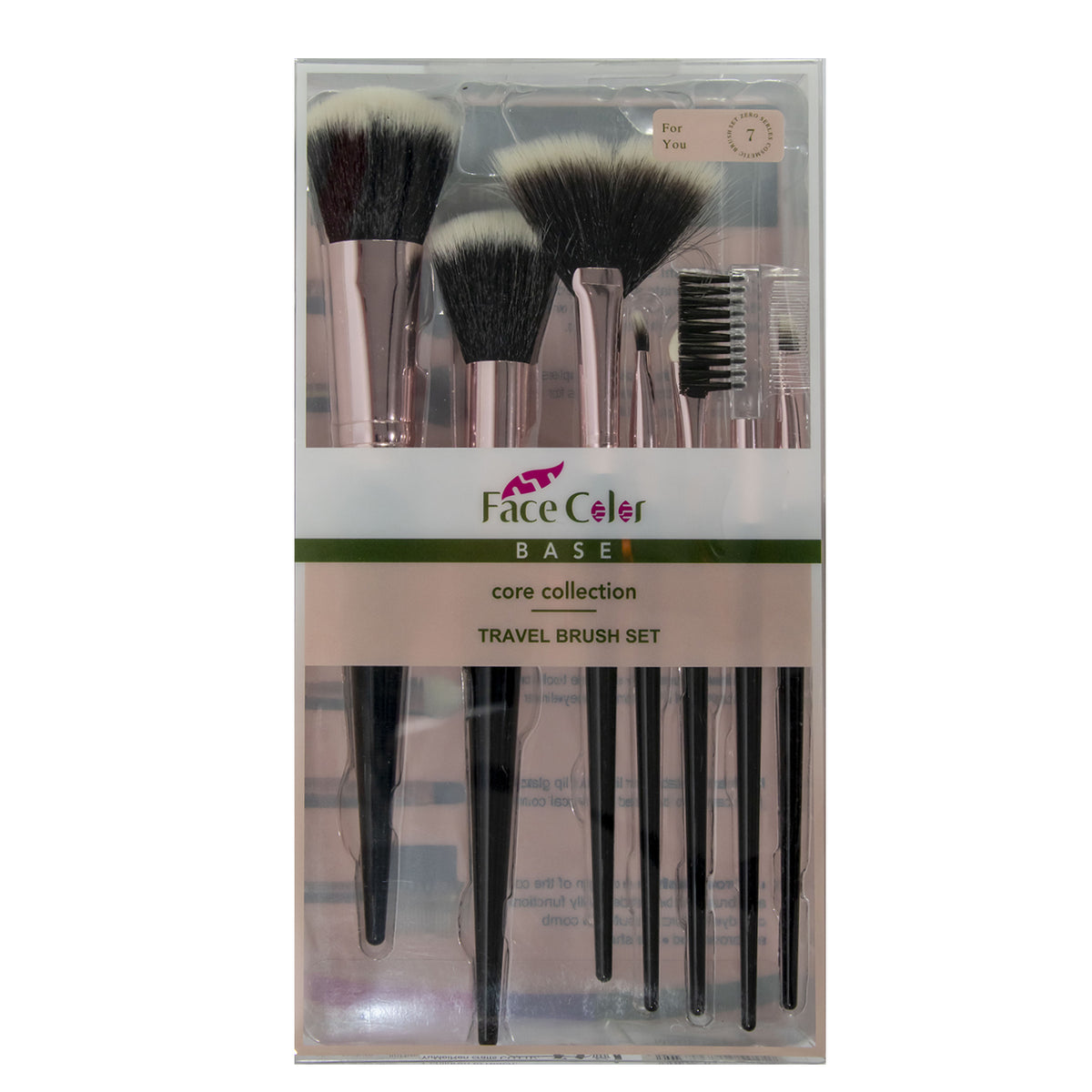 SET DE BROCHAS FACE COLOR X7PZAS