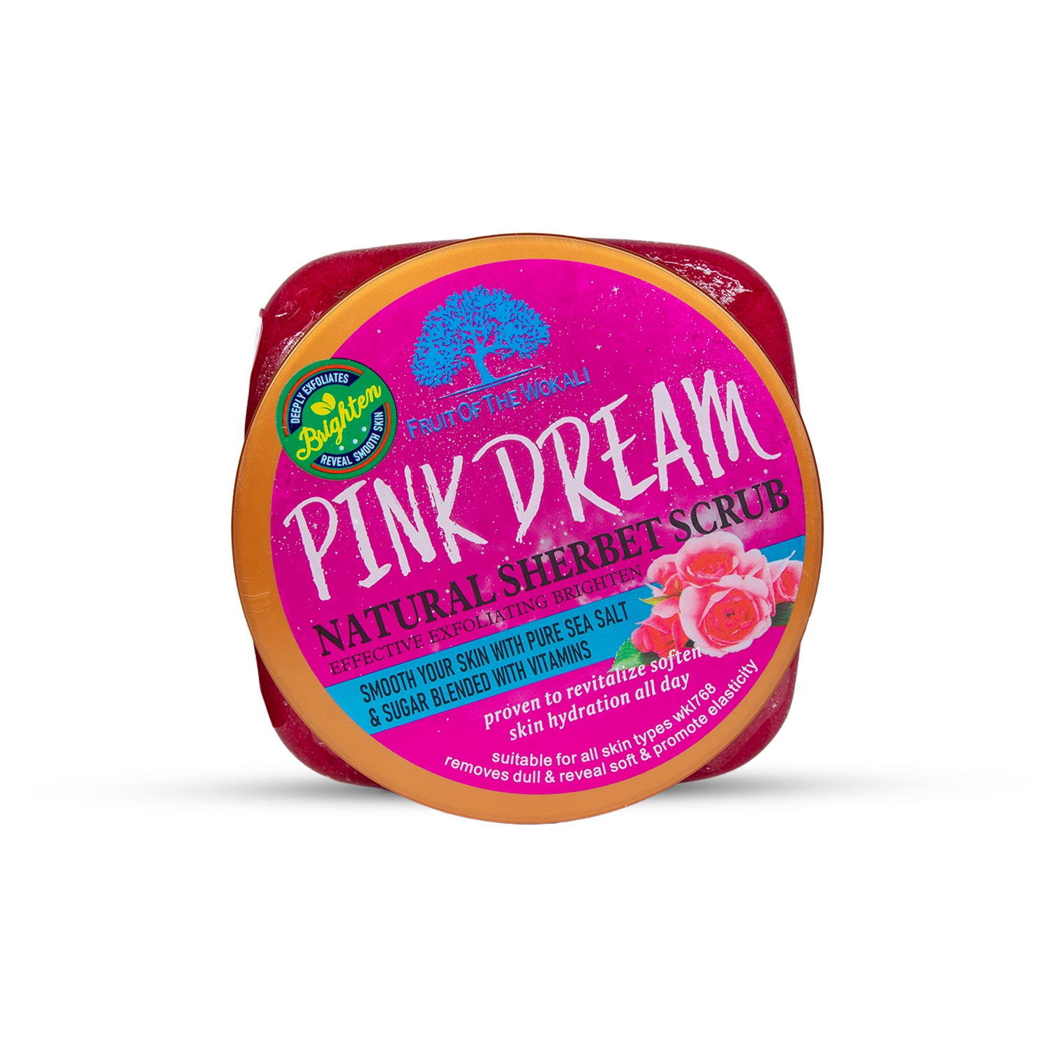 EXFOLIANTE CORPORAL WOKALI PINK DREAM X600GR
