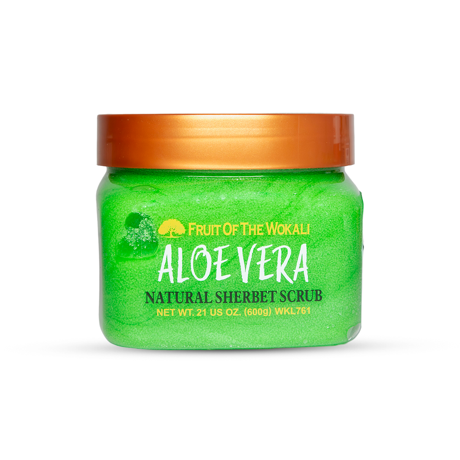 EXFOLIANTE CORPORAL WOKALI ALOE VERA X600GR