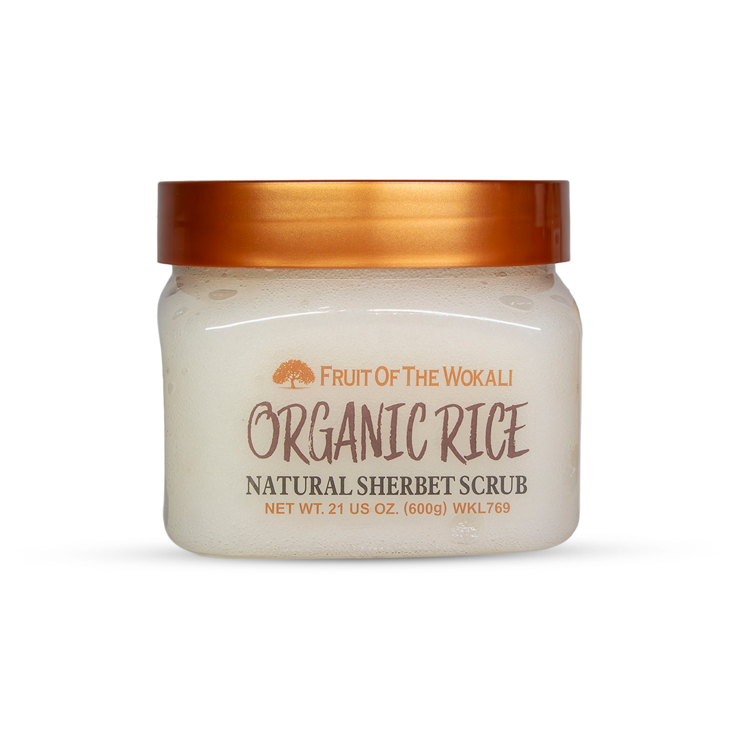 EXFOLIANTE CORPORAL WOKALI ORGANIC RICE X600GR