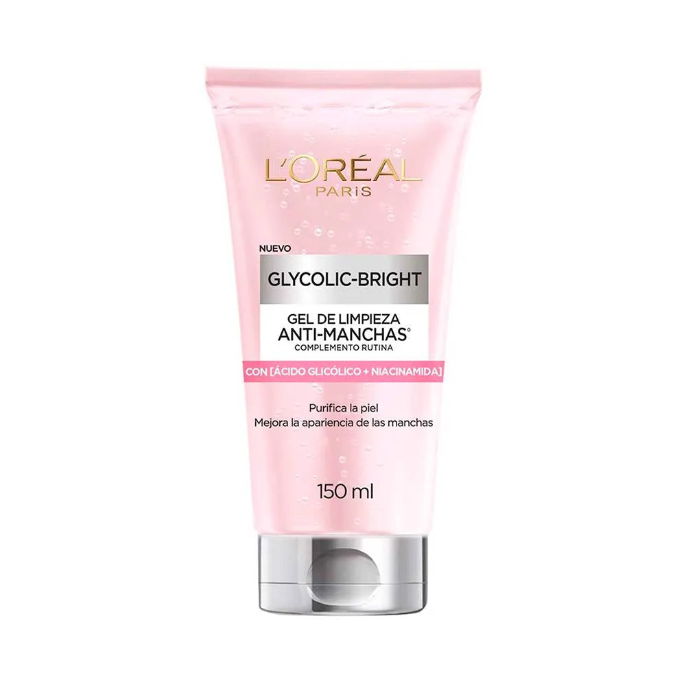 GEL DE LIMPIEZA LOREAL GLYCOLIC BRIGHT ANTI-MANCHAS X150ML