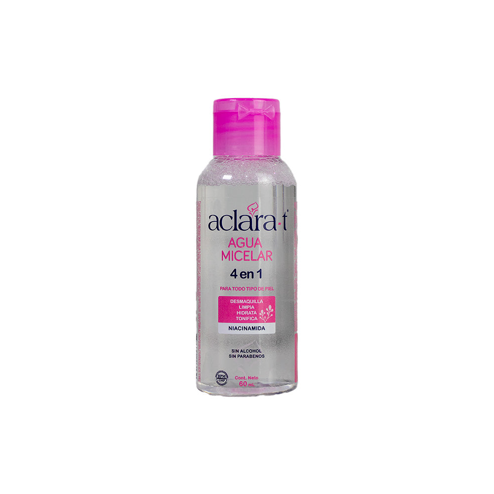 AGUA MICELAR ACLARA-T 4EN1 X60ML