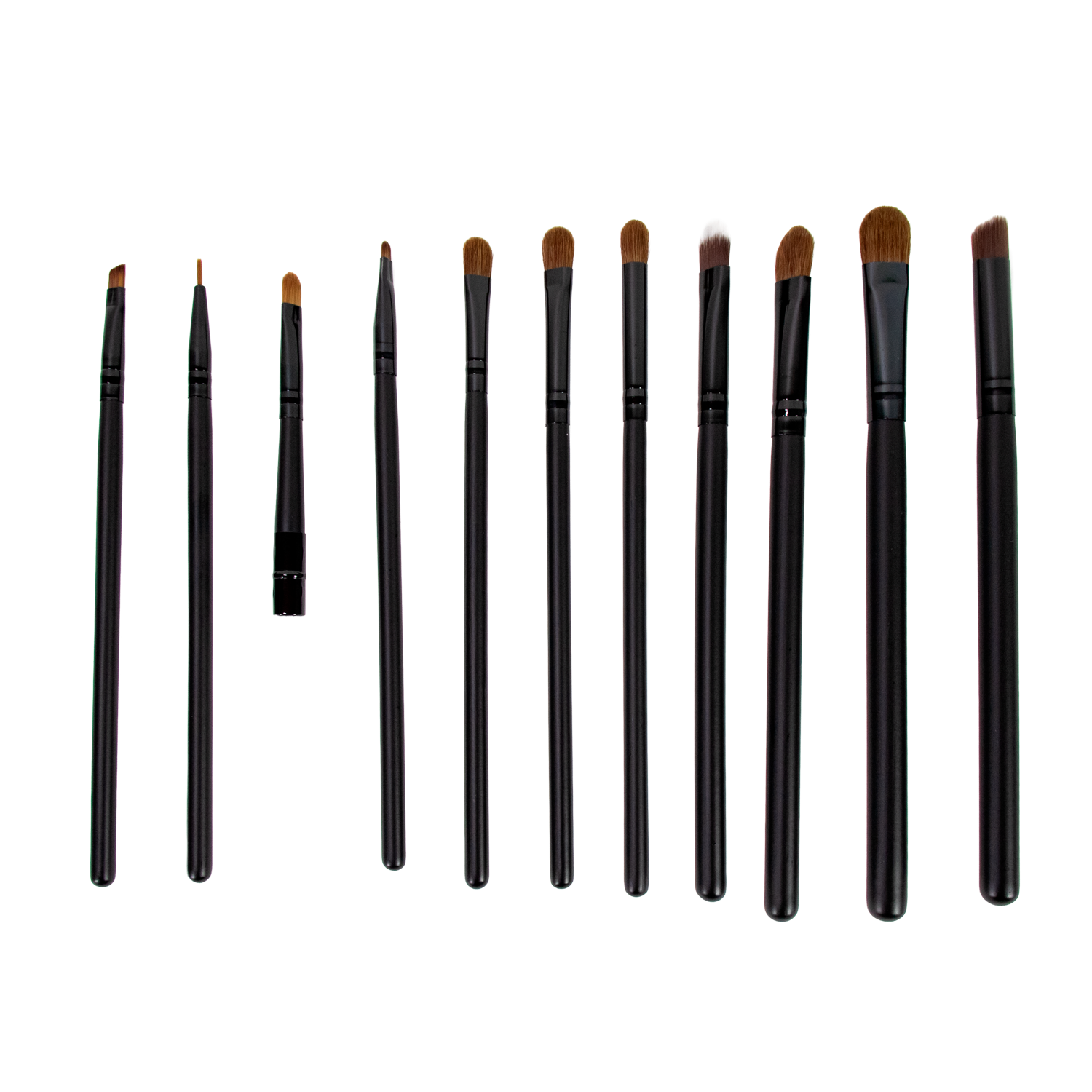 ESTUCHE DE BROCHAS NEGRAS X18PZAS