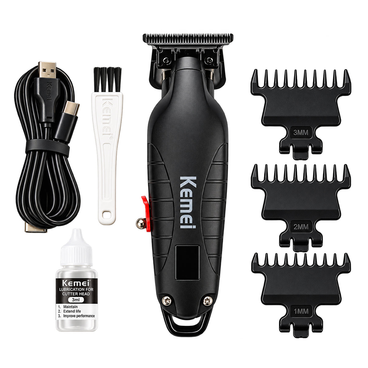 MAQUINA TRIMMER KEMEI NEGRA KM-2293