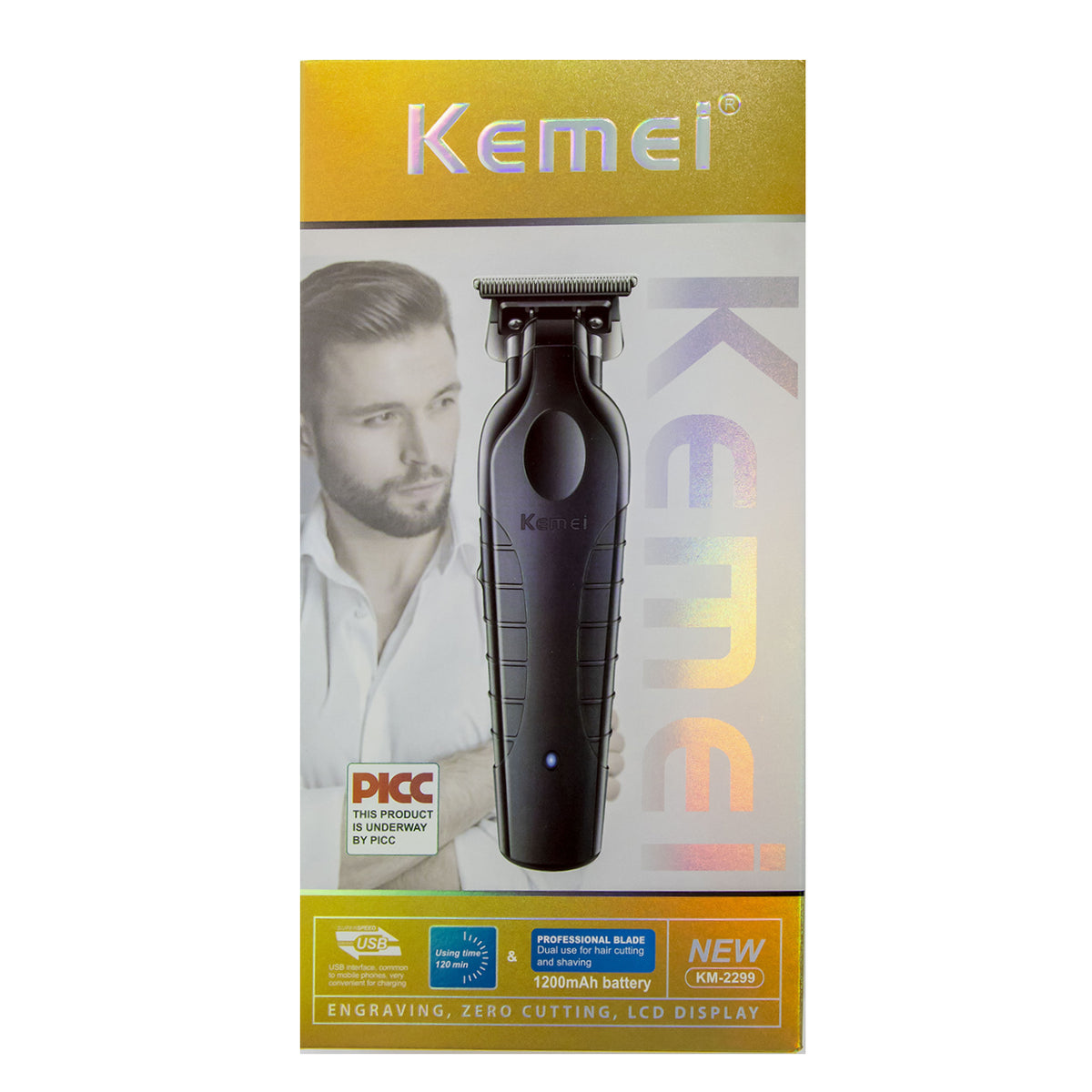 MAQUINA TRIMMER KEMEI KM-2299