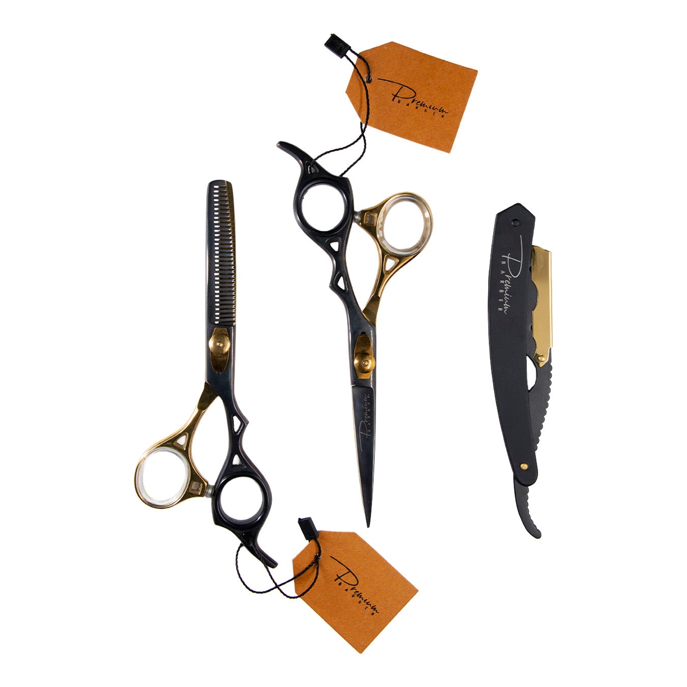 SET DE TIJERAS PREMIUM BARBER