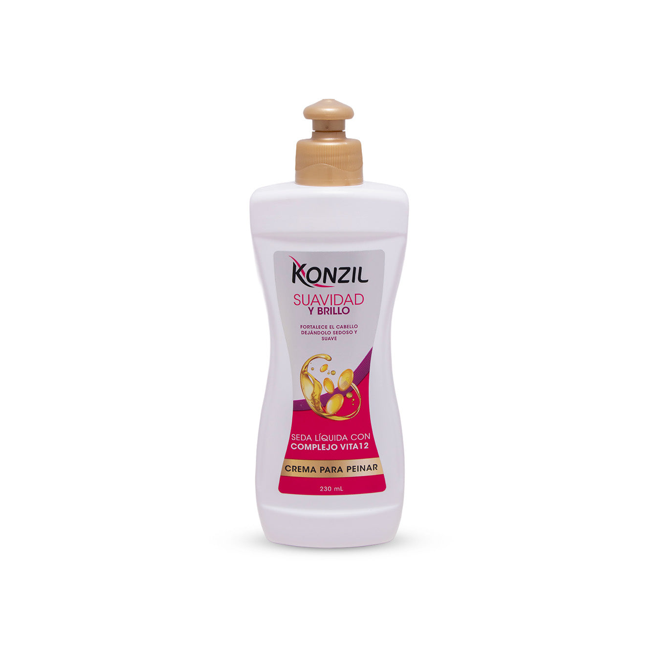 CREMA DE PEINAR KONZIL SUAVIDAD Y BRILLO X230ML