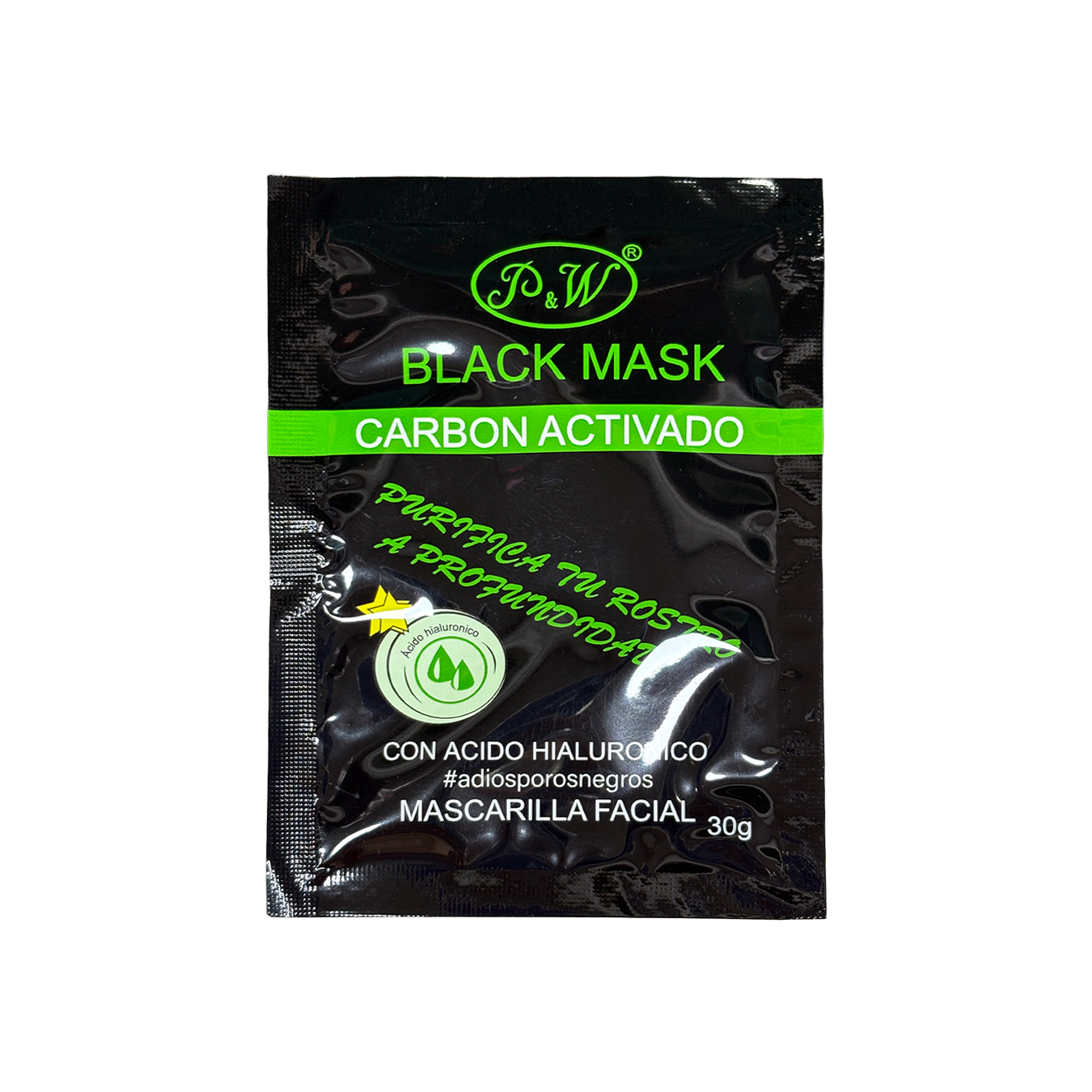 MASCARILLA P&W SACHET NEGRA