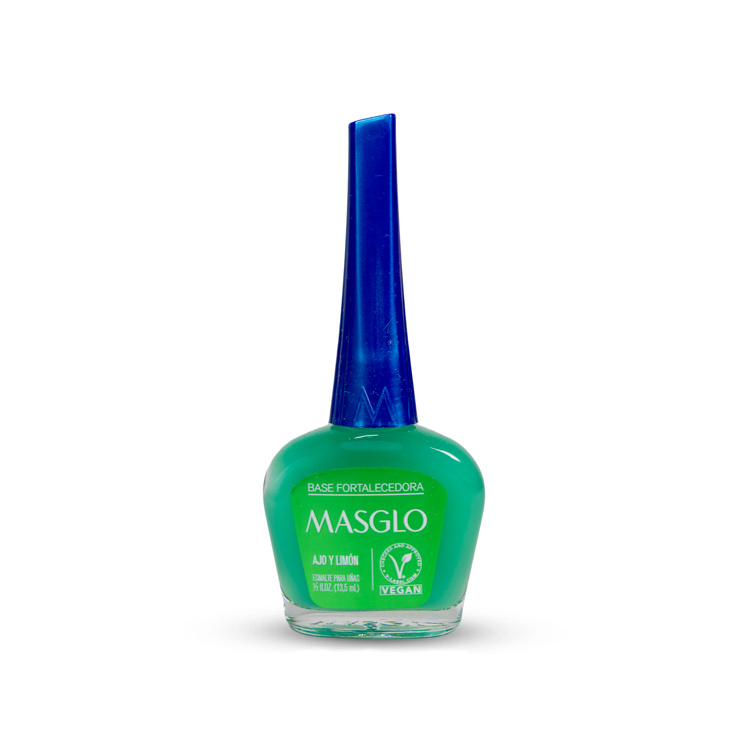 MASGLO BASE FORTALECEDORA AJO Y LIMON X13.5ML