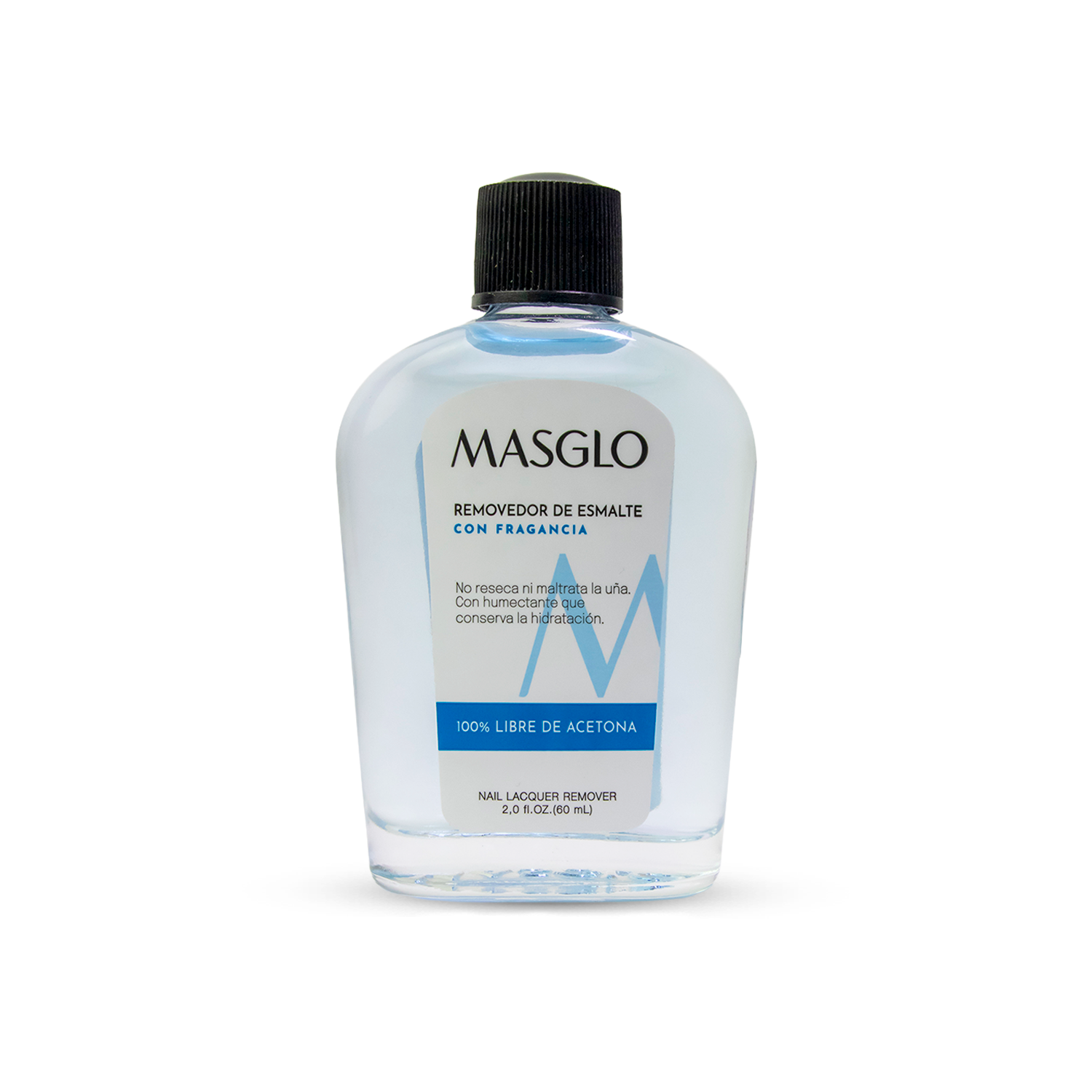 REMOVEDOR DE ESMALTE CON FRAGANCIA MASGLO X60ML