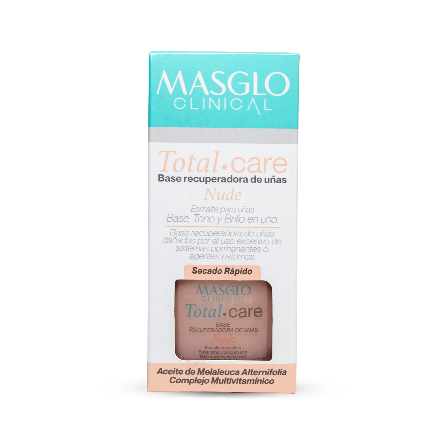 NUDE - ESMALTE MASGLO CLINICAL TOTAL CARE X13.5ML