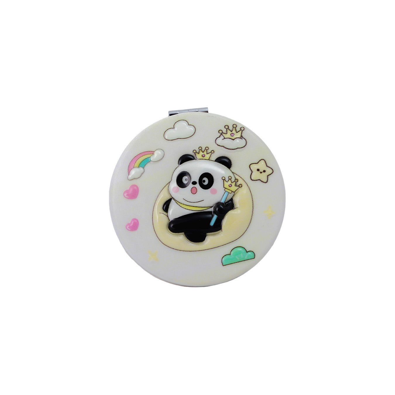 MINI ESPEJO REDONDO DISEÑO PANDA