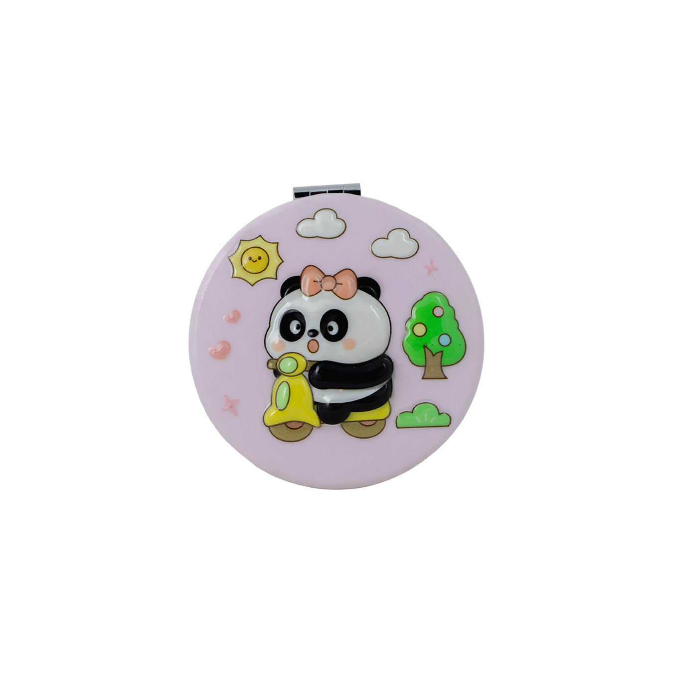 MINI ESPEJO REDONDO DISEÑO PANDA